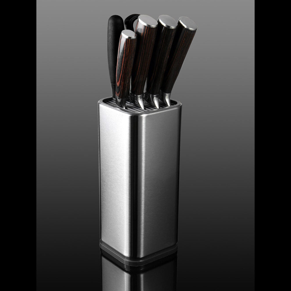 Porte-Couteaux Compact — Acier Inoxydable