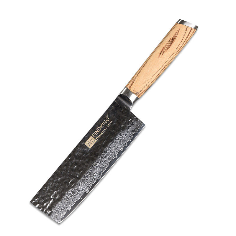 Set de 4 Couteaux Damas — Manche Bois Zébré