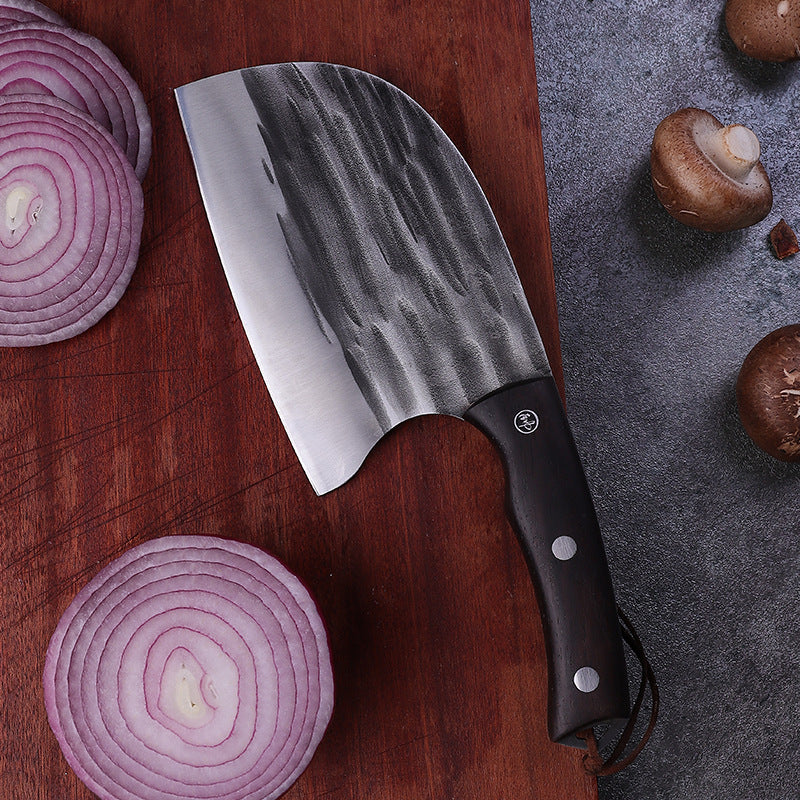 Couperet de Cuisine Forgé — Manche Bois