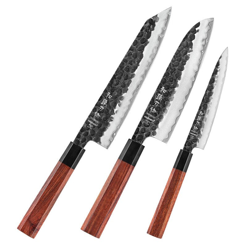 Set de Couteaux — Manche Palissandre, Coffret Cadeau