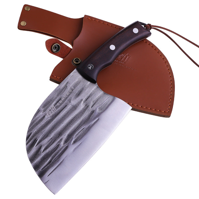 Couperet de Cuisine Forgé — Manche Bois