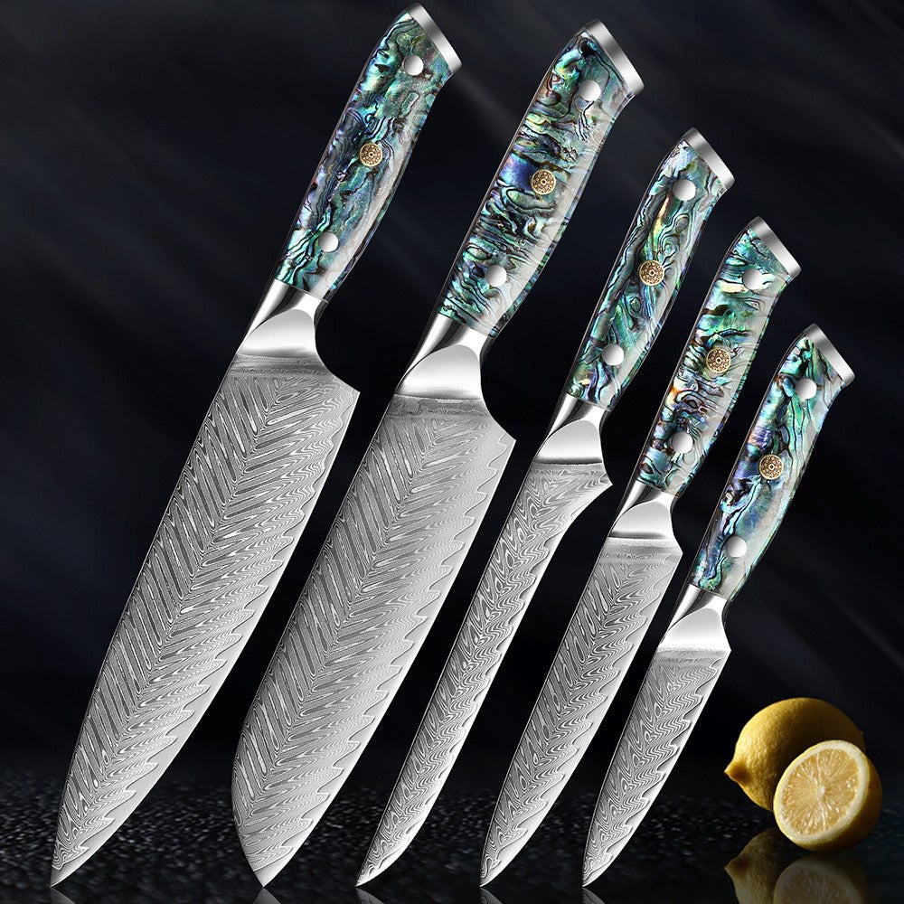 Couteau de Chef Damas — Manche Nacre