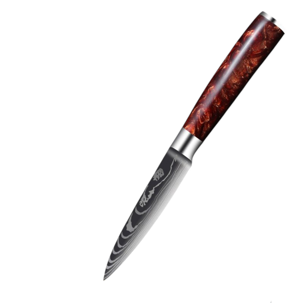 Set de Couteaux de Cuisine — Acier Inoxydable Carbone