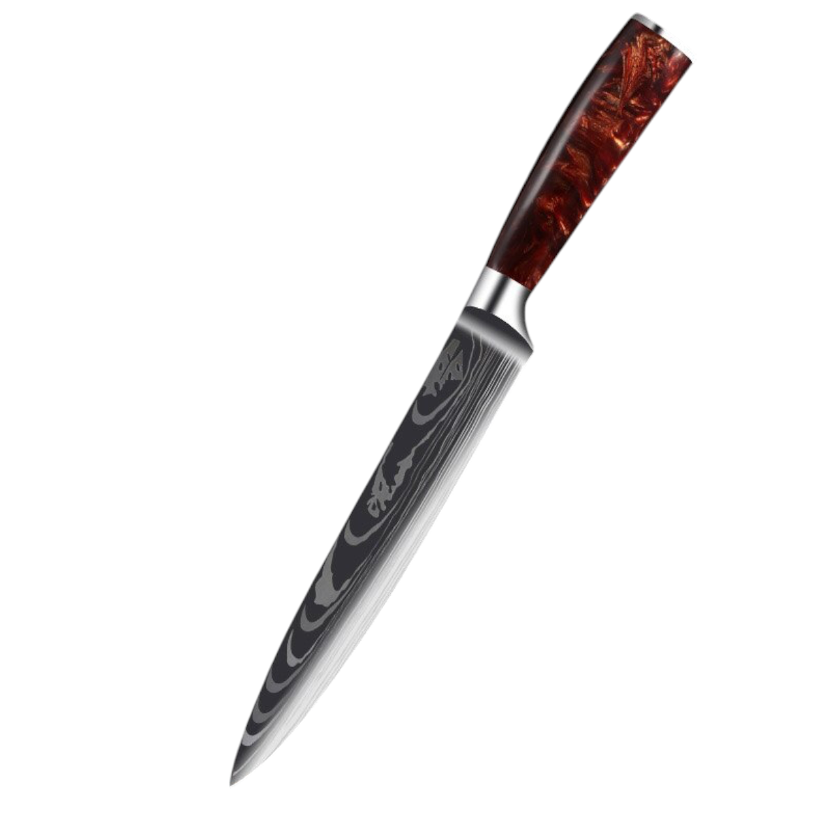Set de Couteaux de Cuisine — Acier Inoxydable Carbone