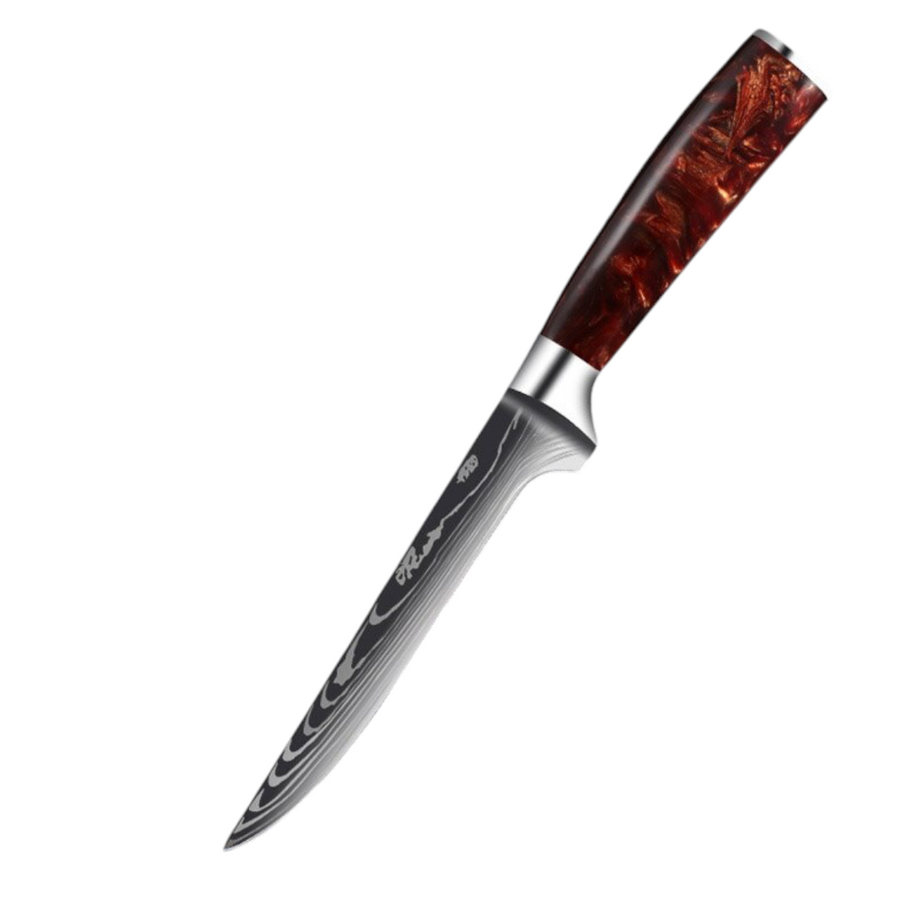 Set de Couteaux de Cuisine — Acier Inoxydable Carbone