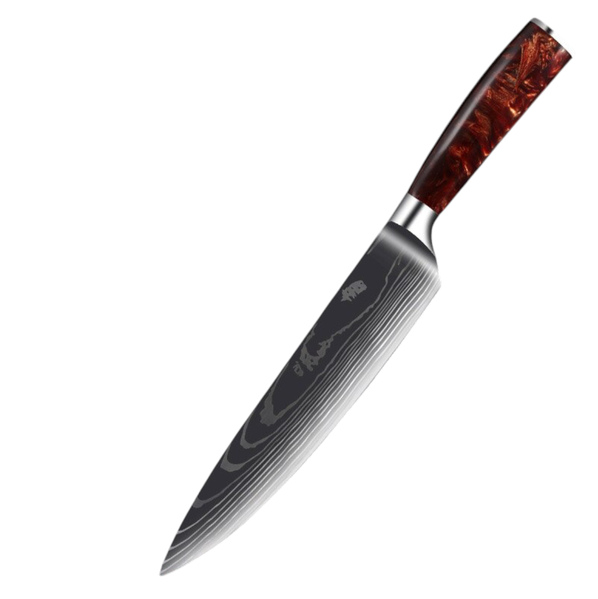 Set de Couteaux de Cuisine — Acier Inoxydable Carbone