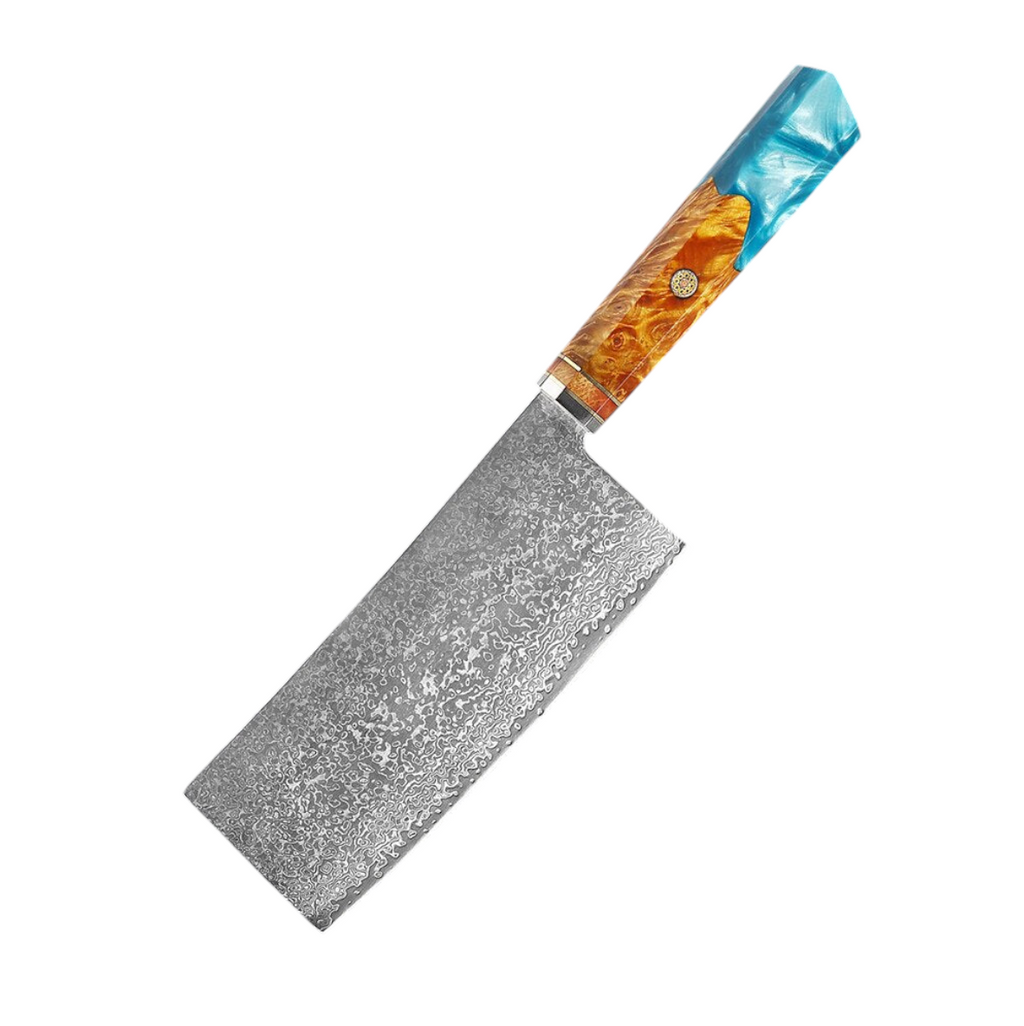 Couteau de Chef Damas VG10 — Manche Bois