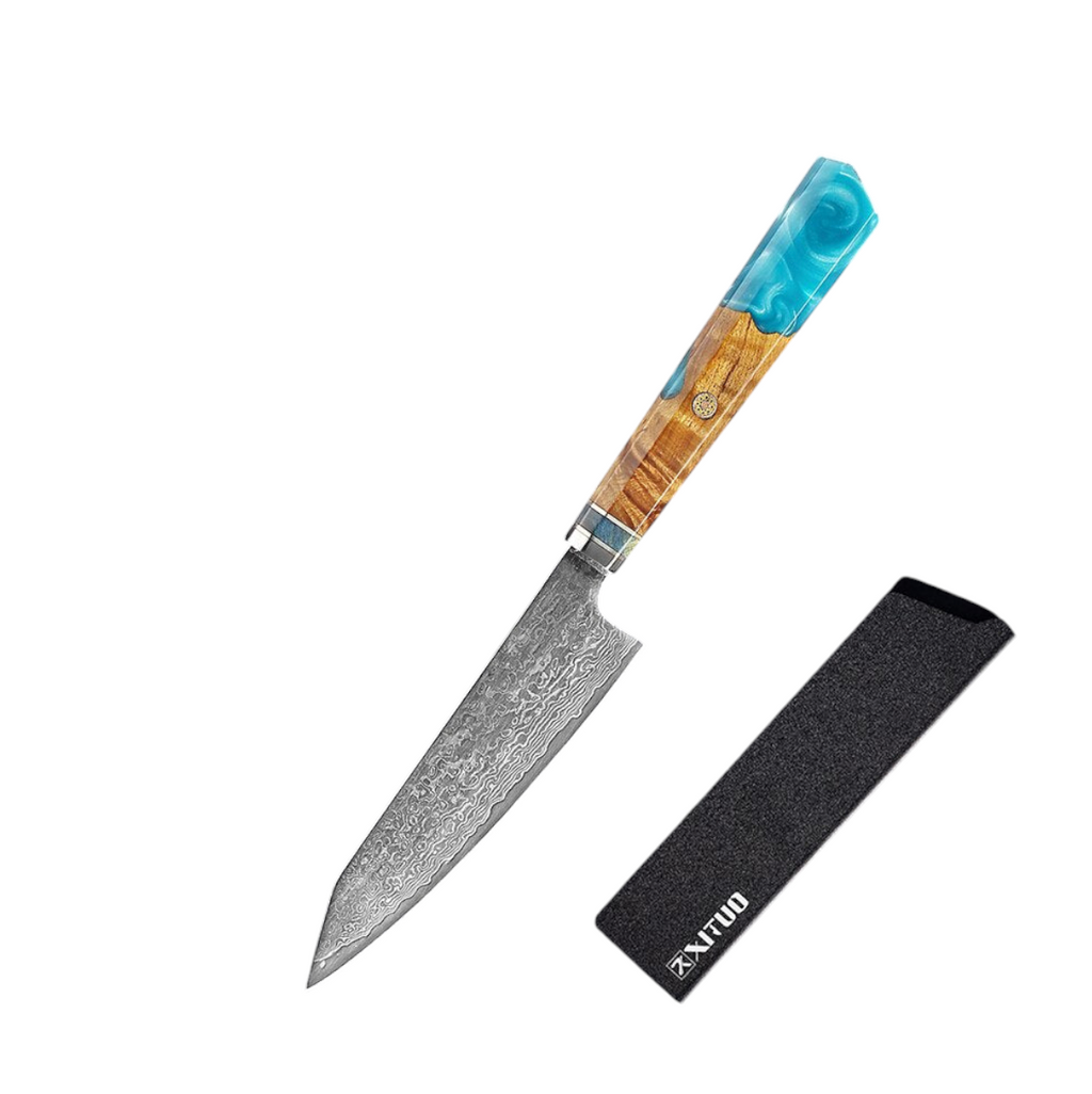 Couteau de Chef Damas VG10 — Manche Bois