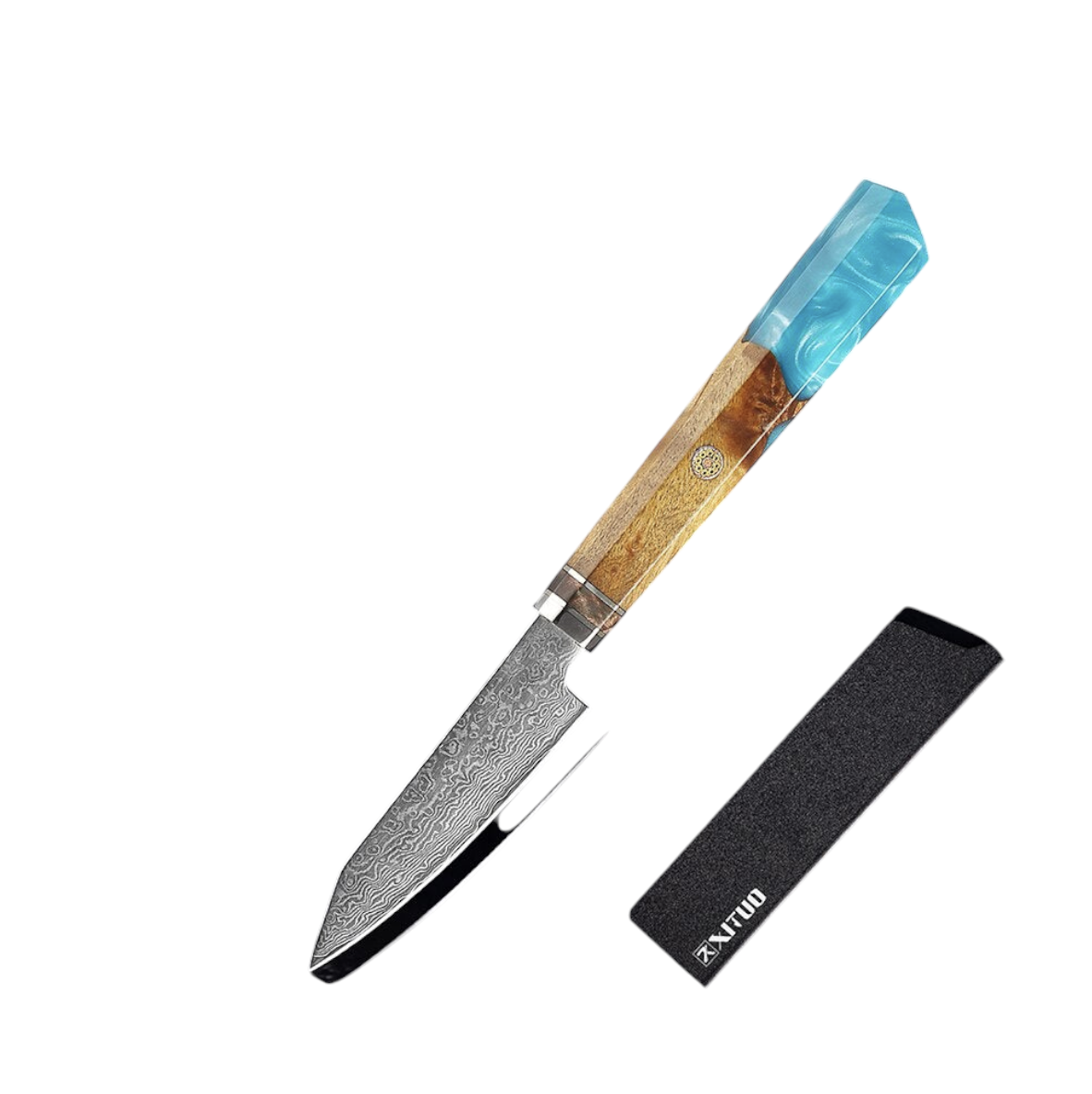 Couteau de Chef Damas VG10 — Manche Bois