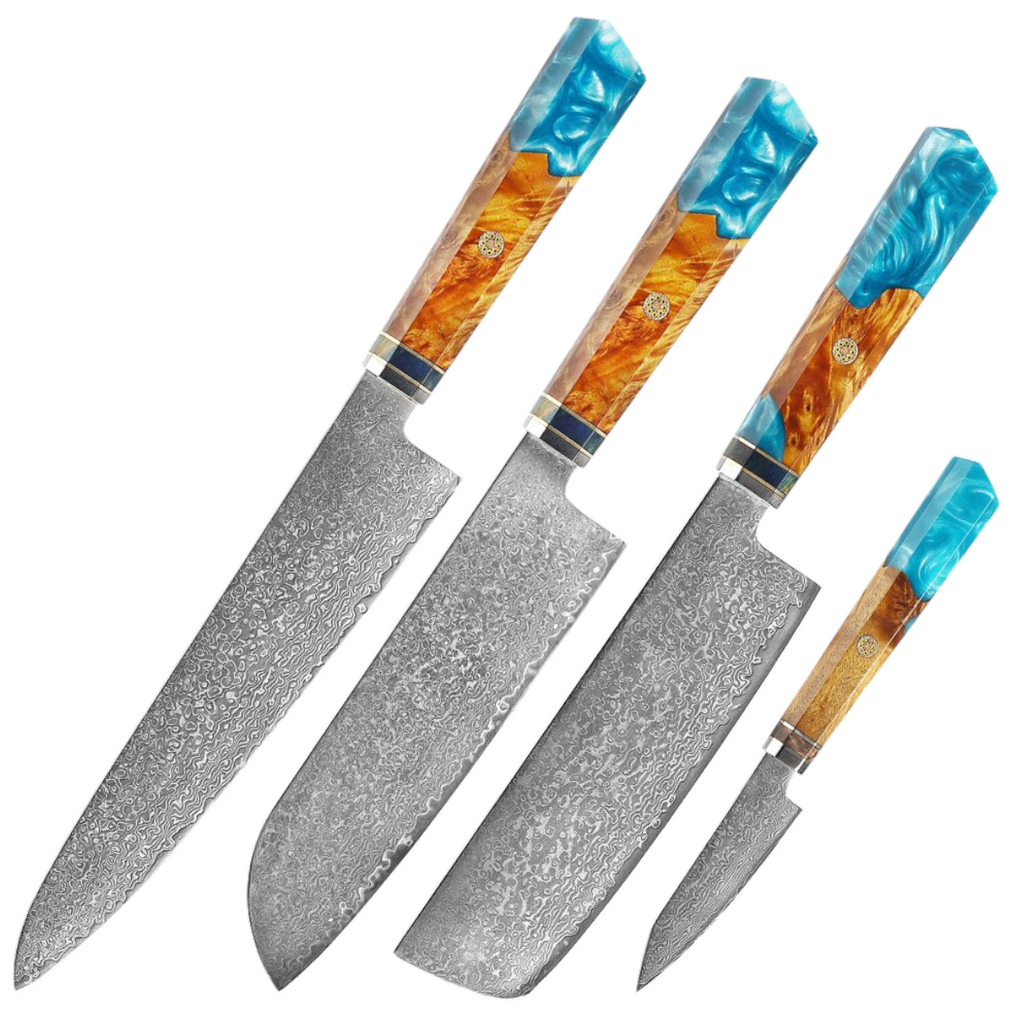 Couteau de Chef Damas VG10 — Manche Bois
