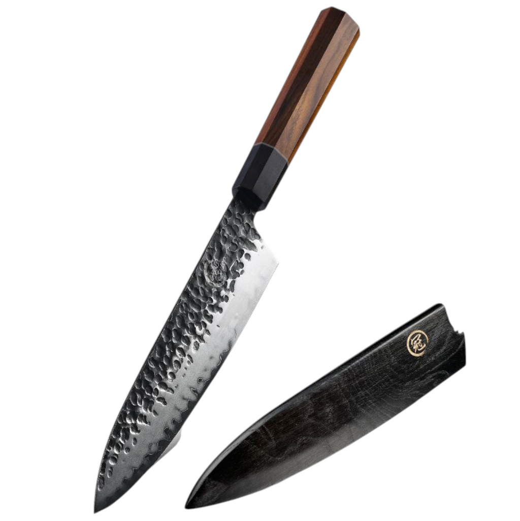 Set de Couteaux de Chef AUS-10 — Manche Bois d'Afrique
