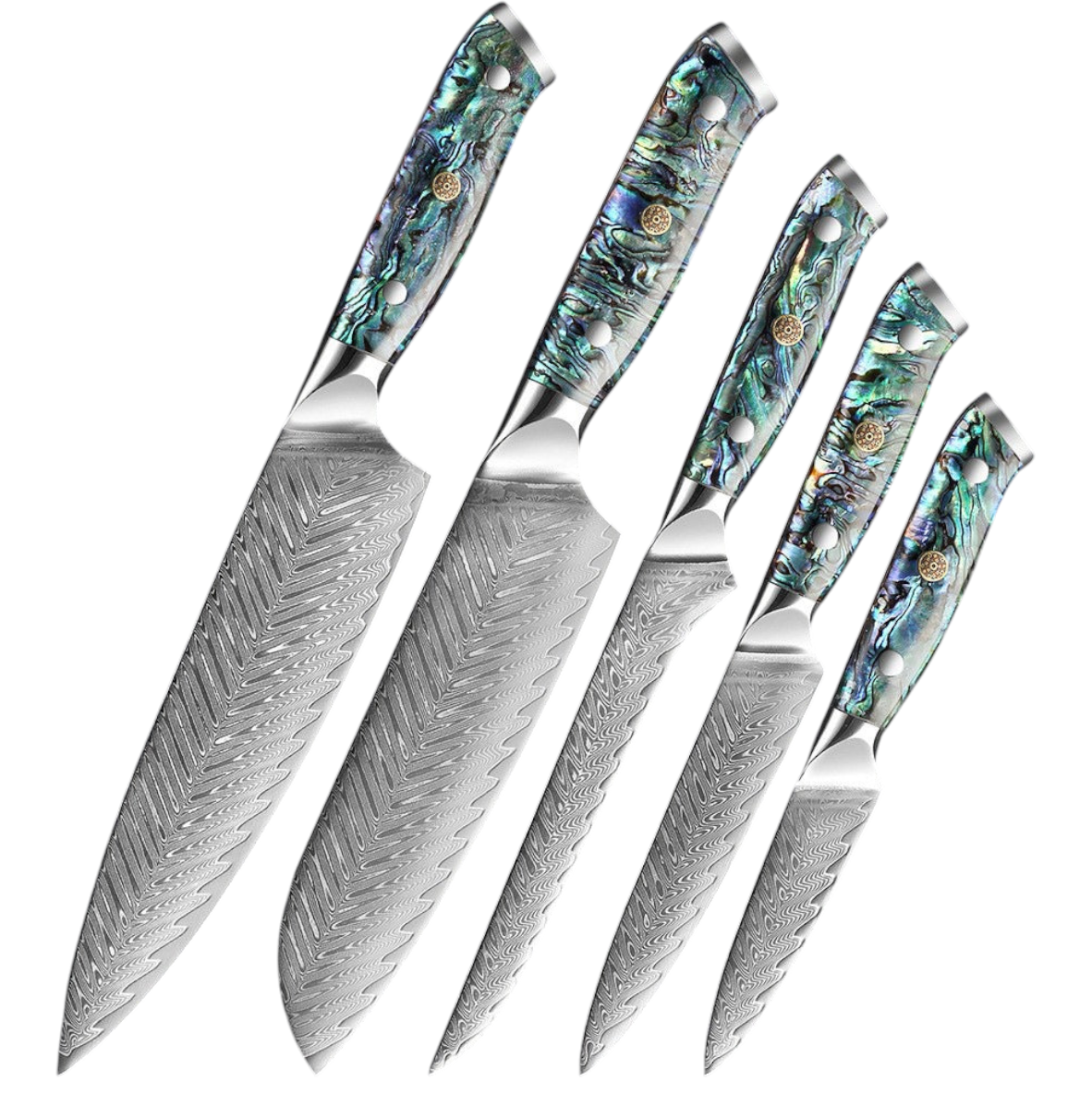 Couteau de Chef Damas — Manche Nacre
