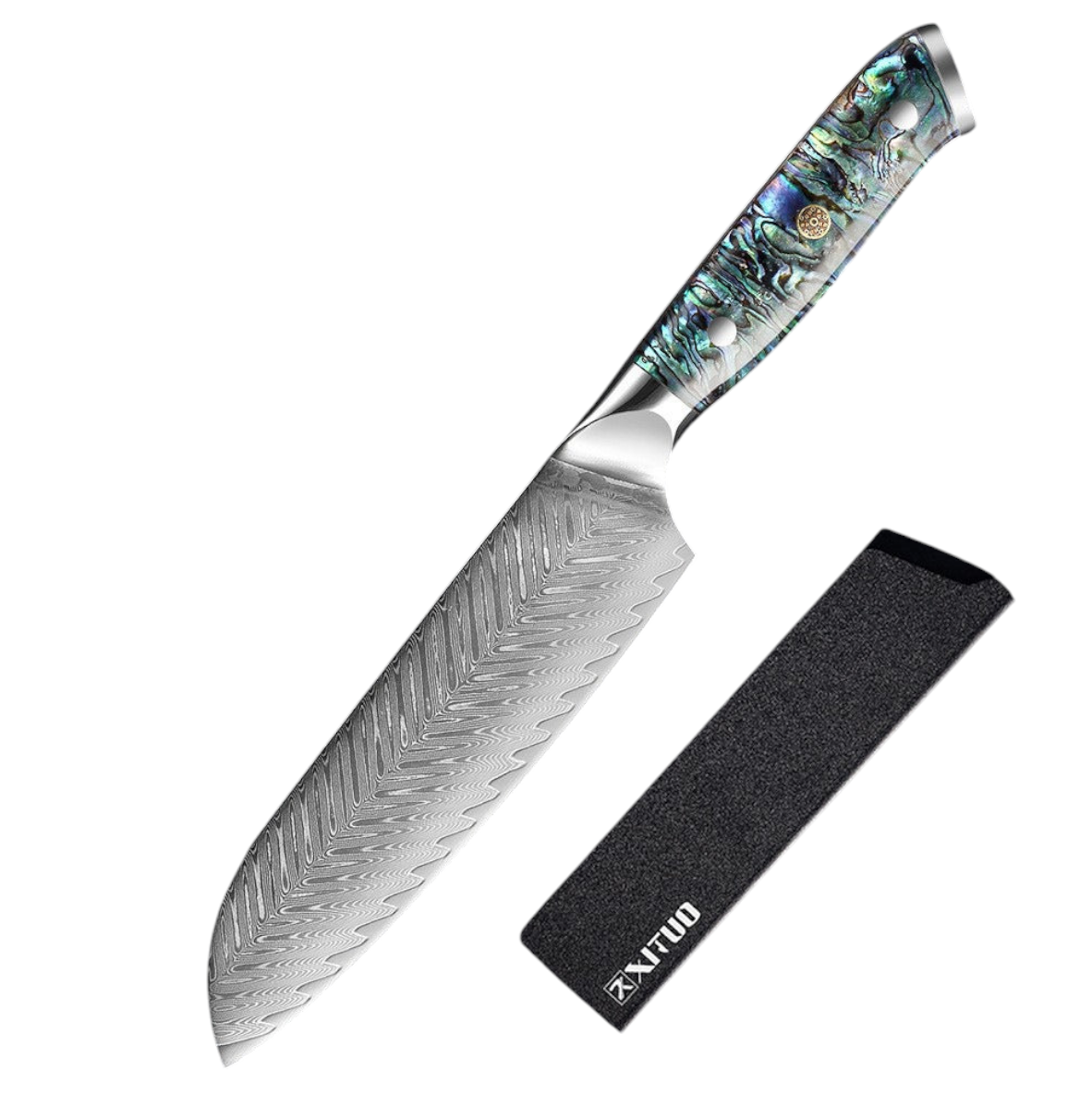 Couteau de Chef Damas — Manche Nacre