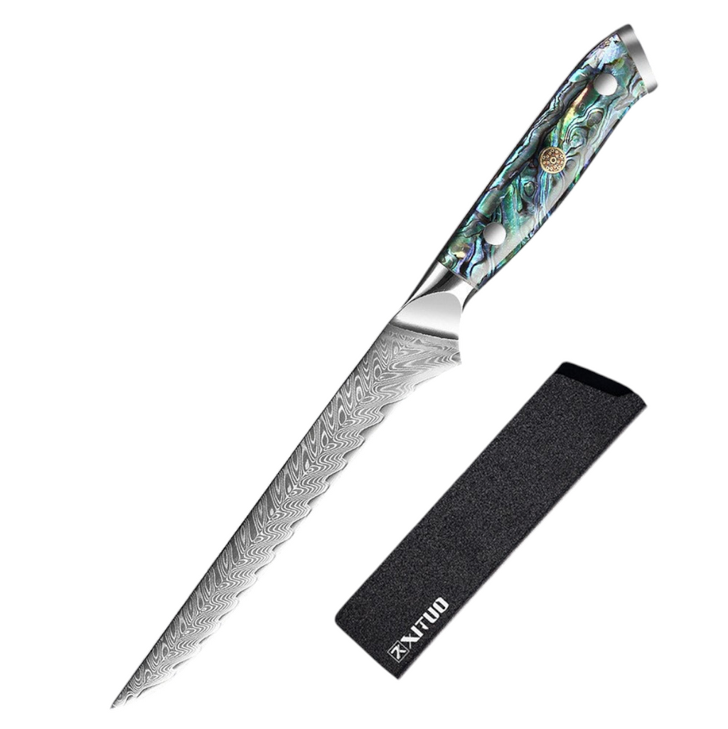 Couteau de Chef Damas — Manche Nacre