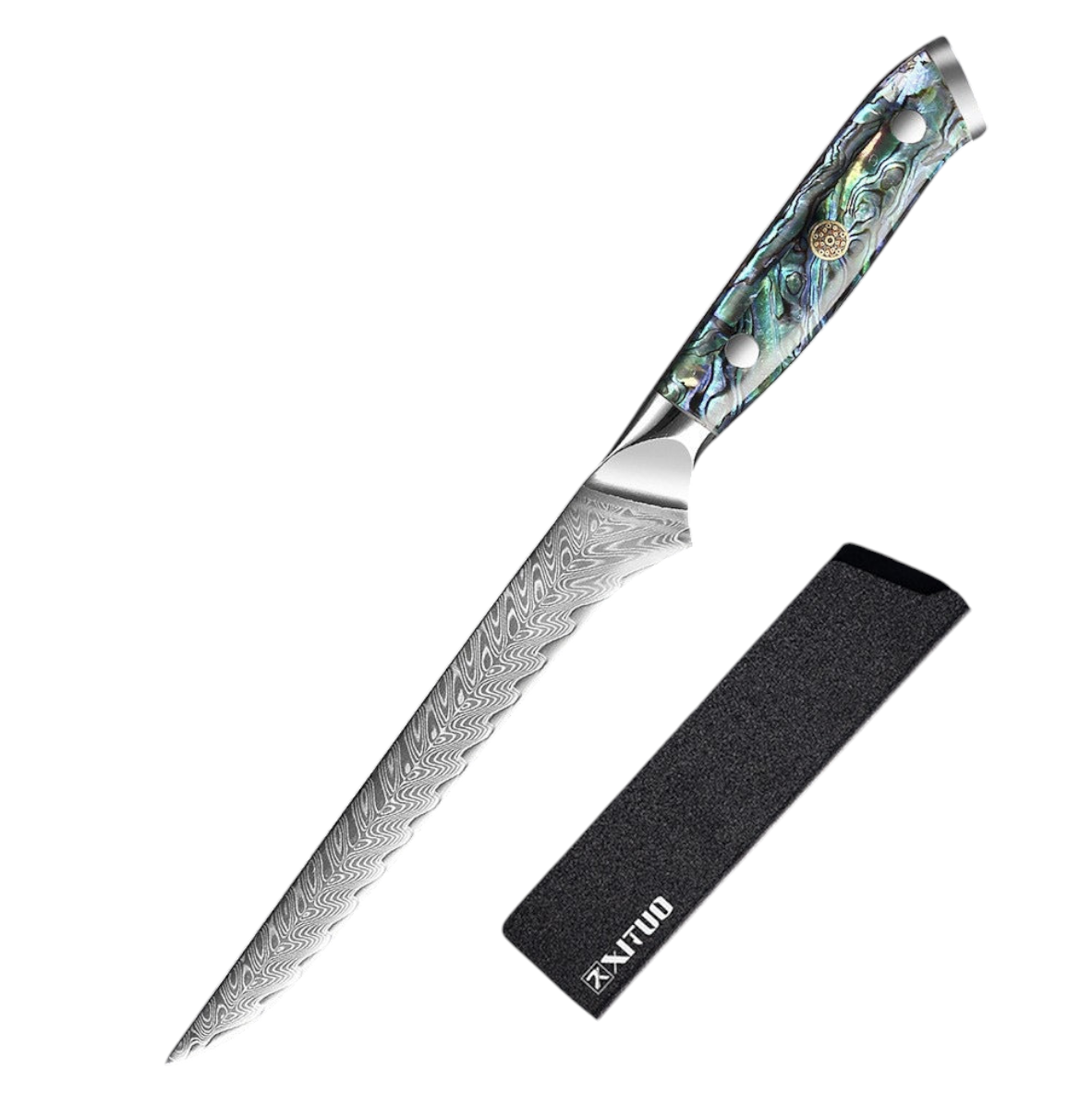 Couteau de Chef Damas — Manche Nacre