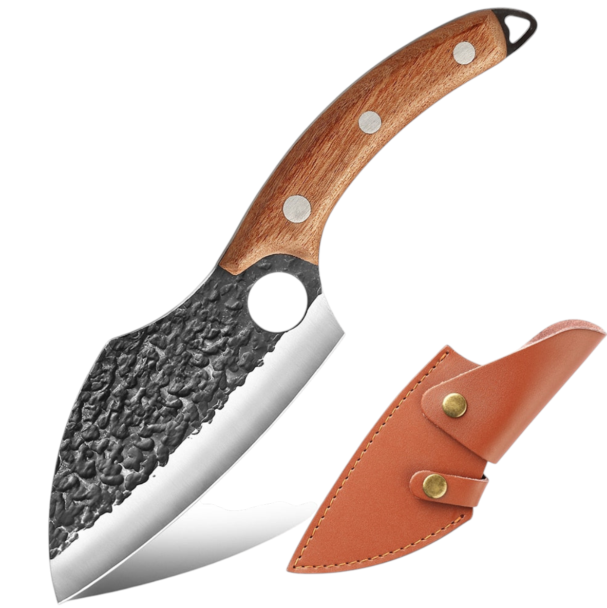 Couteau de Cuisine Portable — Acier Inoxydable Carbone