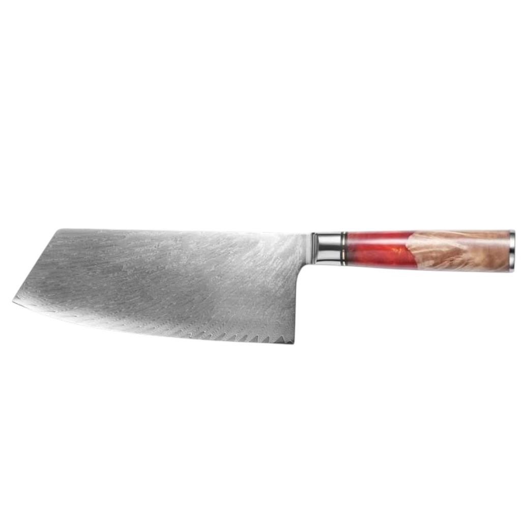 Set de Couteaux VG10 — Manche Résine Rouge