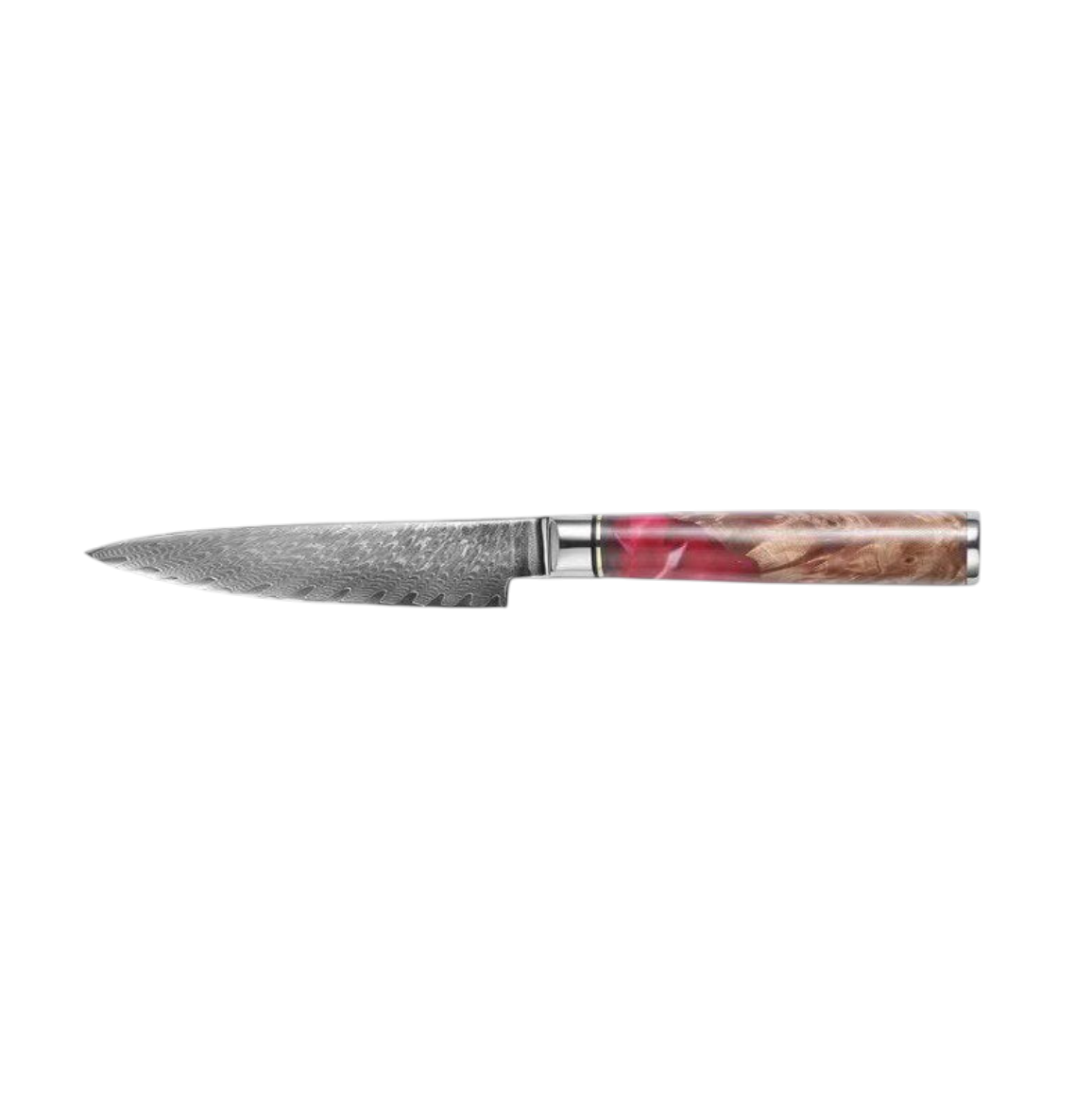 Set de Couteaux VG10 — Manche Résine Rouge