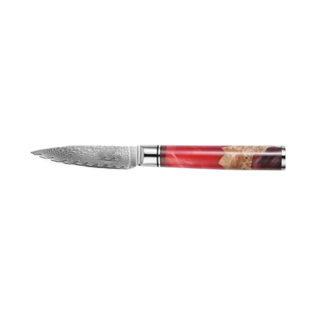 Set de Couteaux VG10 — Manche Résine Rouge