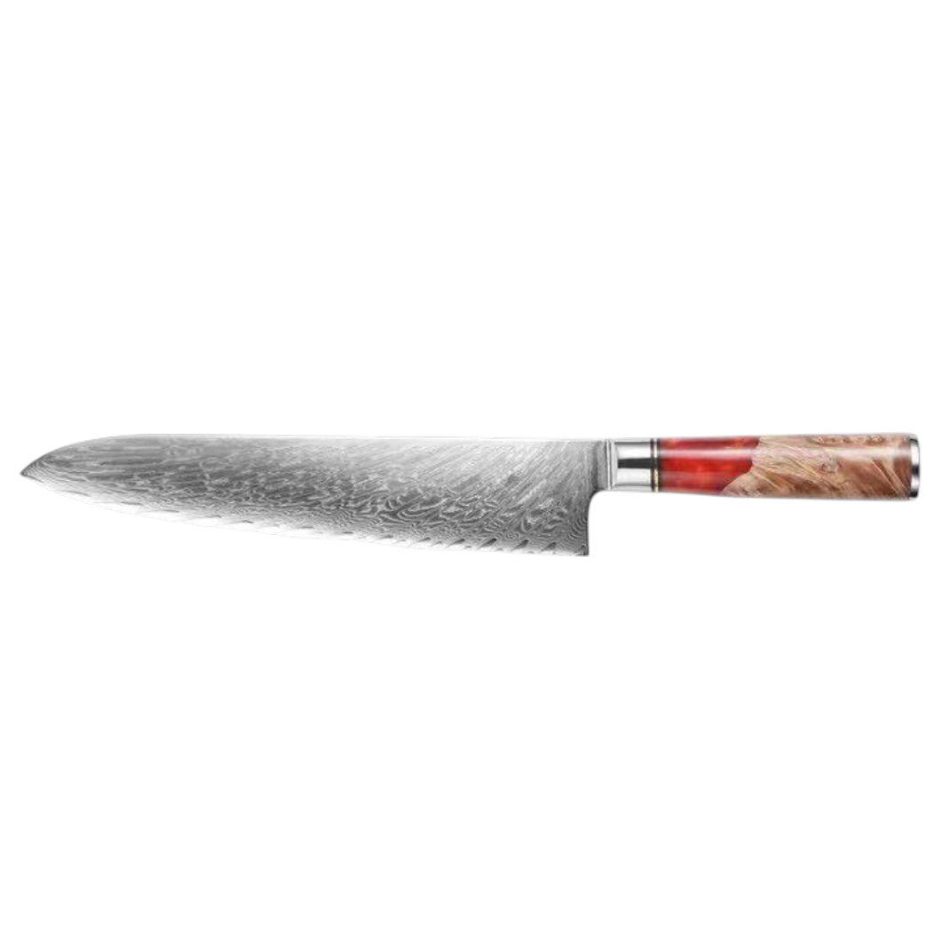Set de Couteaux VG10 — Manche Résine Rouge