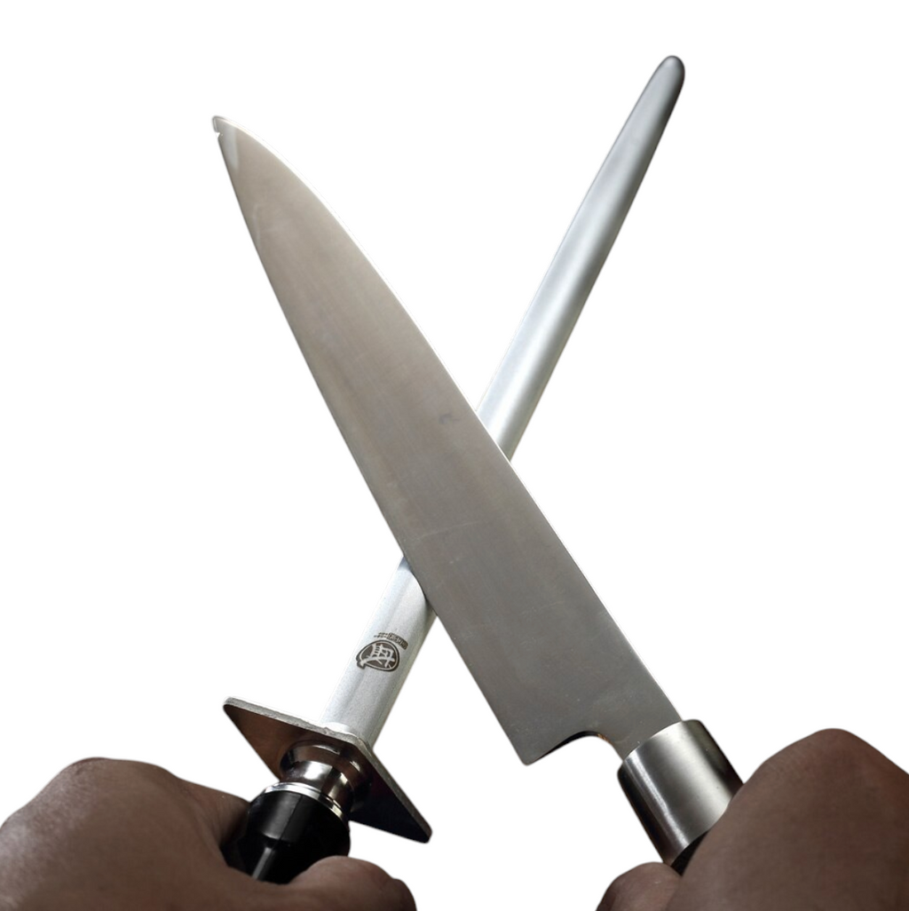 Fusil à Aiguiser Japonais — Tige Acier Carbone