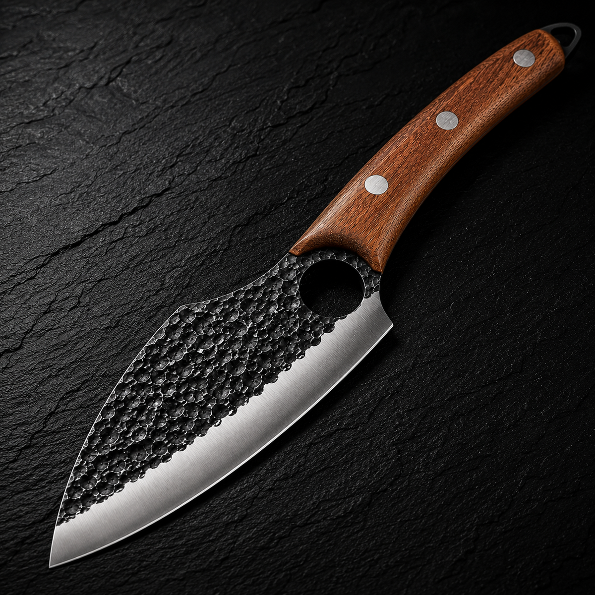 Couteau de Cuisine Portable — Acier Inoxydable Carbone