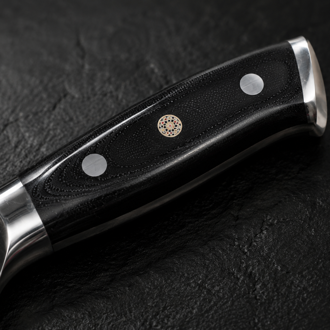 Couteau Santoku Damas — Manche G10