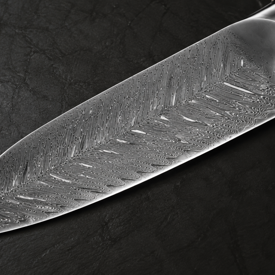 Couteau de Chef Damas — Manche Nacre