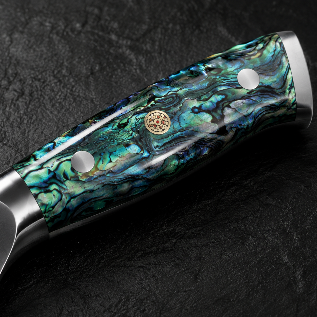 Couteau de Chef Damas — Manche Nacre