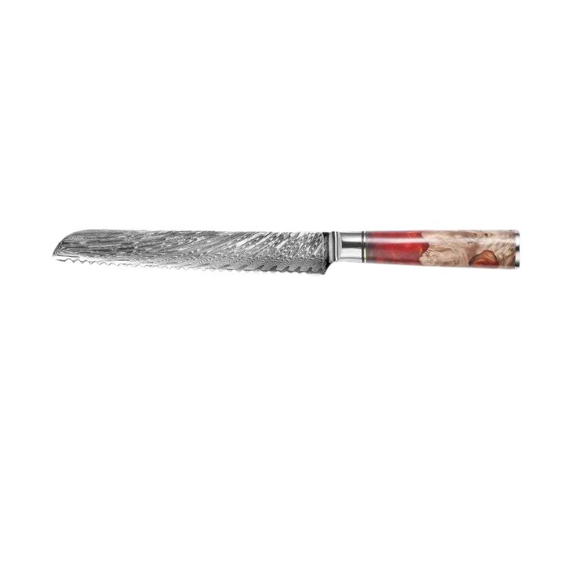 Set de Couteaux VG10 — Manche Résine Rouge